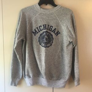 Vintage University of Michigan Crewneck Sweatshirt